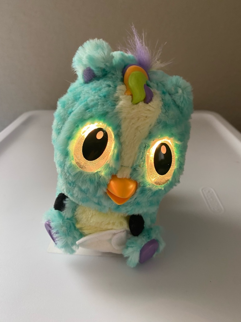 Hatchimals Spin Master baby bird light up interactive toy works Cute!